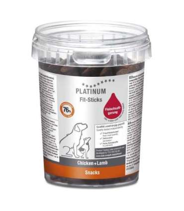 PLATINUM Fit-Sticks Chicken+Lamb - dog treat - 300g