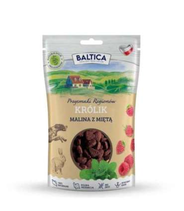 BALTICA PRZYSMAKI REGIONÓW Królik z maliną i miętą  100g