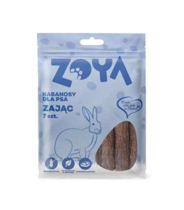 ZOYA Hare sausages - dog treat - 7 pcs