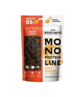WIEJSKA ZAGRODA Monoprotein Line Soft Snacks Turkey - dog treat - 115g