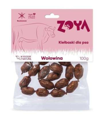 ZOYA Beef sausages - dog treat - 100g