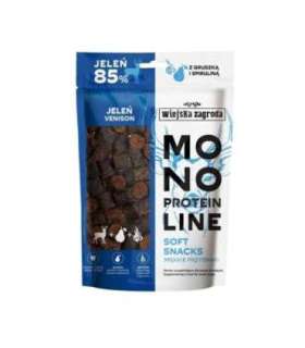 WIEJSKA ZAGRODA Monoprotein line Soft snacks Deer - dog treat - 115g
