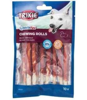 TRIXIE Chewing Rolls - Dog treat - 80g