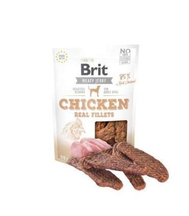 BRIT Meaty Jerky Chicken Fillets - dog treat - 80 g