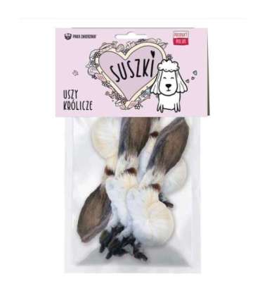 PAKA ZWIERZAKA Rabbit ears - dog treat - 90g