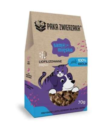 PAKA ZWIERZAKA Samo Mięsko Rabbit - dog treat - 70g