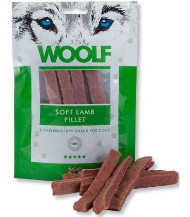 WOOLF Soft Lamb Fillets - dog treat - 100 g