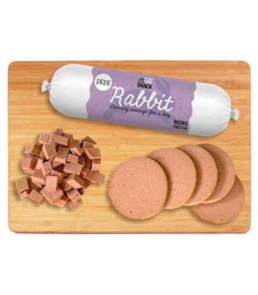 PAKA ZWIERZAKA Pepe Sausage Rabbit - dog treat - 200g