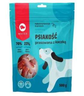 MACED Pressed bone with duck - dog chew - 500g