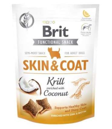 BRIT Functional Snack Skin&Coat Krill  - Dog treat - 150g