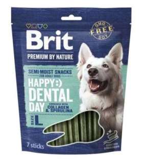 BRIT Premium Dog Snack Dental L - dog treat - 250g