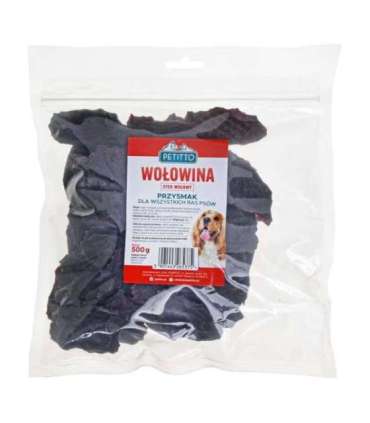 PETITTO Beef Steaks - dog treat - 500 g