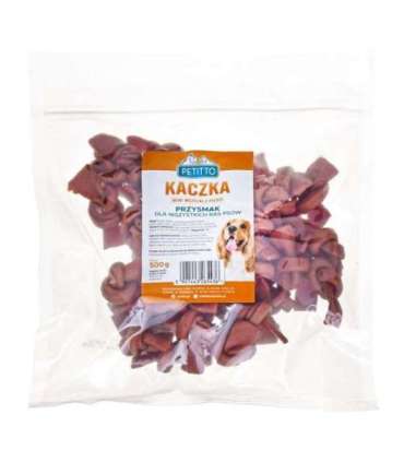 PETITTO Duck breast mini knots - dog treat - 500 g