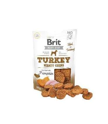 Brit Jerky Turkey Meaty Coins - Turkey - Puppy Snack - 80 g