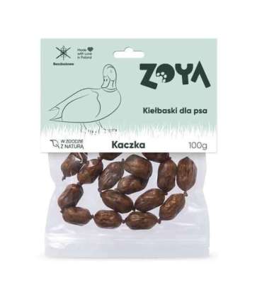ZOYA Duck sausages - dog treat - 100g