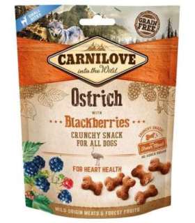 CARNILOVE Fresh Crunchy Ostrich with blackberries - dog treat - 200 g