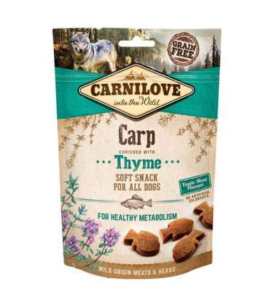 CARNILOVE Soft Carp+Thyme dog treat - 200 g