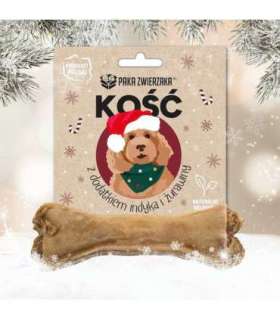 PAKA ZWIERZAKA Bone with turkey and cranberries 12cm - dog treat - 55g