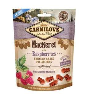 CARNILOVE Fresh Crunchy Mackerel + Raspberries - dog treat - 200 g