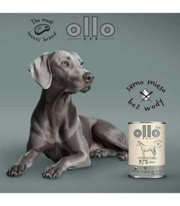 OLLO Pure Horse - wet dog food - 400g