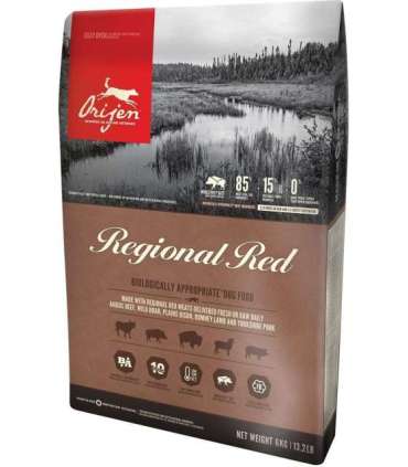 Orijen Regional Red 6 kg Adult Beef, Lamb, Pork