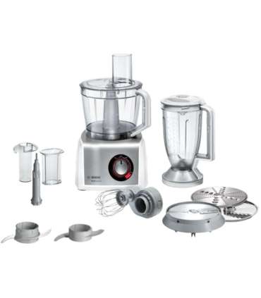Bosch MC812S814 food processor 1250 W 3.9 L Stainless steel, White