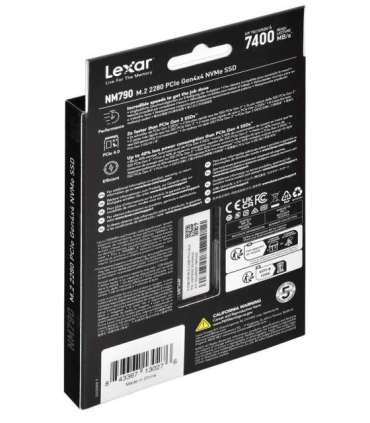 Lexar NM790 M.2 512 GB PCI Express 4.0 SLC NVMe