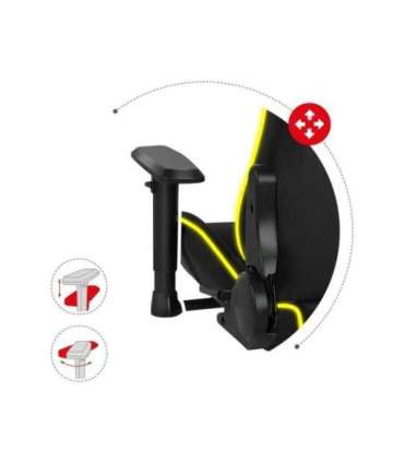 Huzaro Force 6.3 PC gaming chair Bucket (cradle) seat Black, Multicolour