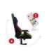 Huzaro Force 6.3 PC gaming chair Bucket (cradle) seat Black, Multicolour