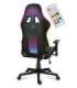 Huzaro Force 6.3 PC gaming chair Bucket (cradle) seat Black, Multicolour