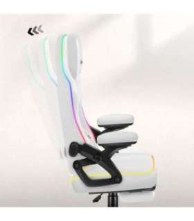 RGB White Mesh gaming chair