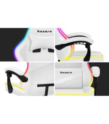 Gaming chair - Huzaro Force 4.4 RGB White