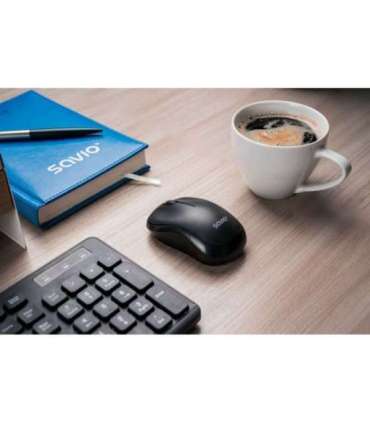 Savio KB-02 keyboard Home/Office USB QWERTY Black