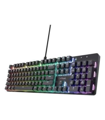 Trust GXT 871 Zora QWERTY US English - USB gaming keyboard (black)
