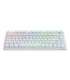 SAVIO PHENIX WHITE Wireless Mechanical Keyboard, Gateron Red Pro, ABS