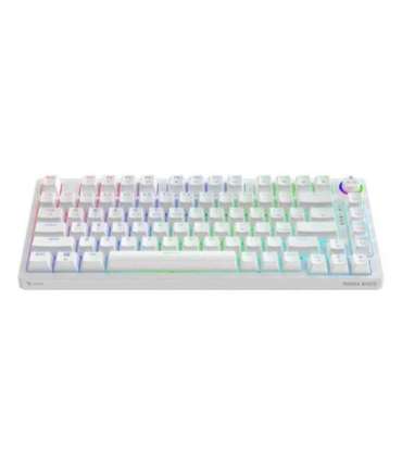 SAVIO PHENIX WHITE Wireless Mechanical Keyboard, Gateron Red Pro, ABS
