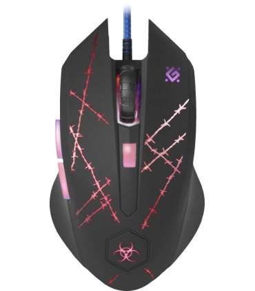 Defender Forced GM-020L mouse Gaming Ambidextrous USB Type-A Optical 3200 DPI