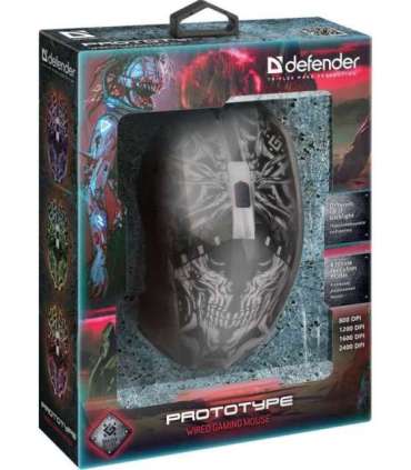 Defender GM-670L mouse Ambidextrous Optical 2400 DPI