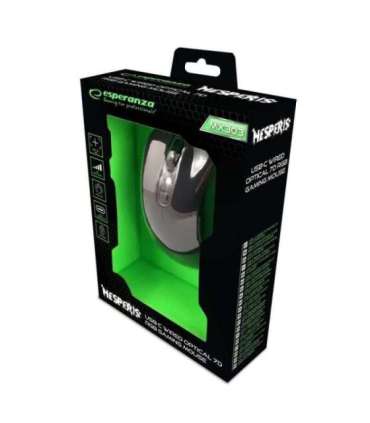 Esperanza EGM303 mouse Right-hand USB Type-C Optical 2400 DPI