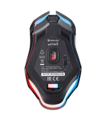 WIRELESS MOUSE DEFENDER KATANA GM-511 RF 3200DPI 7P