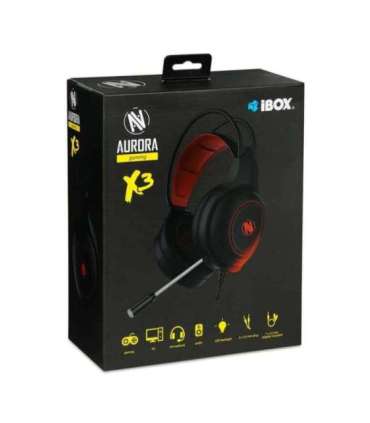 I-BOX X3 GAMING HEADPHONES WITH MICROPHONE