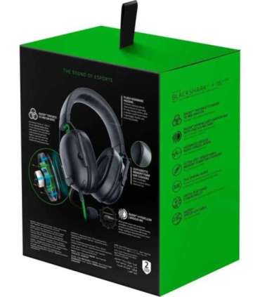 Razer Blackshark V2 X Headset Wired Head-band Gaming Black, Green
