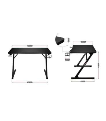 Gaming desk Huzaro Hero 1.8 Black