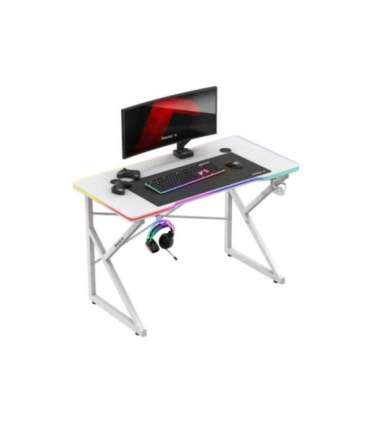 Huzaro Hero 1.7 RGB White - gaming table