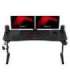 Huzaro Hero 4.6 RGB Black Gaming Desk