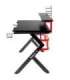 Huzaro Hero 5.0 computer desk Black, Red