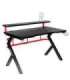 Huzaro Hero 5.0 computer desk Black, Red