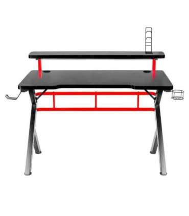 Huzaro Hero 5.0 computer desk Black, Red