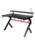 Huzaro Hero 5.0 computer desk Black, Red