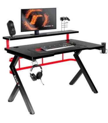 Huzaro Hero 5.0 computer desk Black, Red